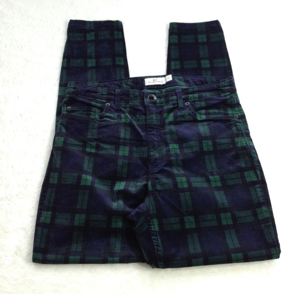 Vineyard Vines Plaid Velveteen Pants - Picture 2 of 7